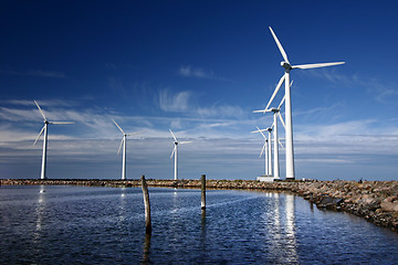 Image showing electricity wind mills