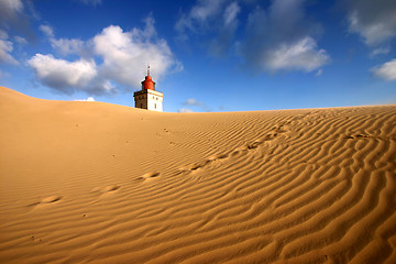 Image showing summer in denmark: lighthouse