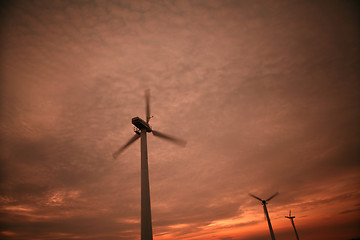 Image showing electricity wind mills