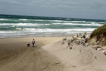 Image showing beach activities