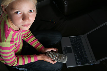 Image showing  computer child 