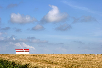 Image showing summer in denmark:  beach of loekken,