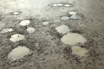 Image showing  water puddle