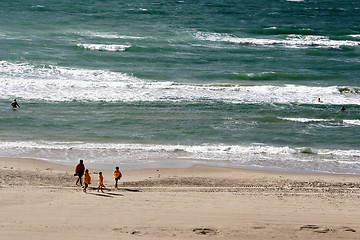 Image showing beach activities