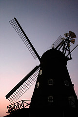 Image showing ancient wind mills