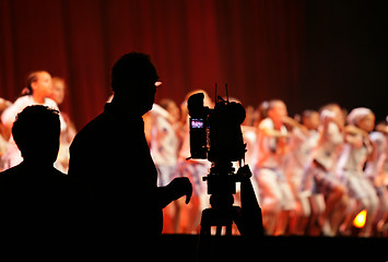 Image showing filming ballet