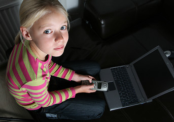 Image showing  computer child 