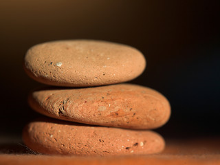 Image showing ocean stones on isolated background