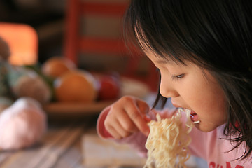 Image showing children eating