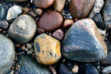 Image showing ocean stones