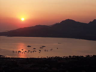 Image showing CORSICA CALVI Bay of Calvi