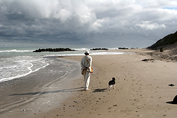 Image showing beach activities