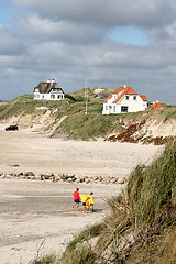 Image showing beach activities