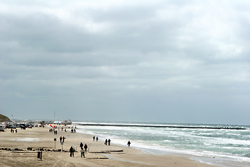 Image showing beach activities