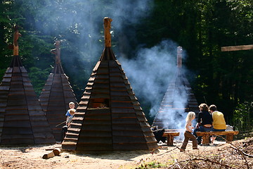 Image showing  camping