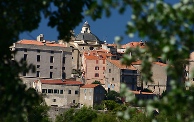 Image showing Calvi town in Corsica