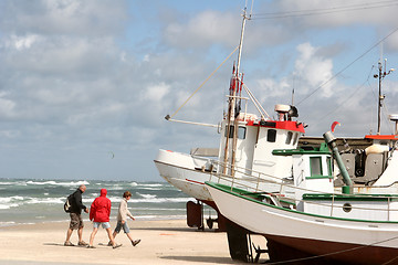 Image showing fishing boats in denmark