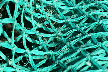 Image showing fishing net on a boat