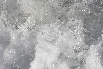 Image showing Water splashing on rocks 