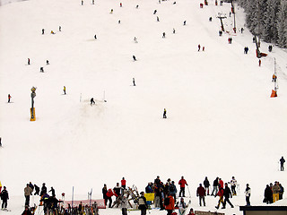 Image showing  skiers