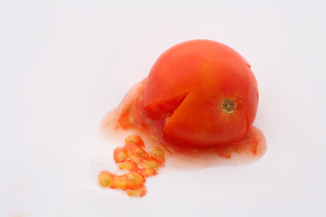 Image showing tomatoes accident