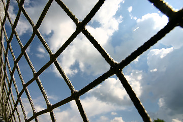 Image showing football net