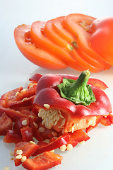 Image showing tomato and pepper