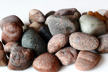 Image showing ocean stones on isolated background