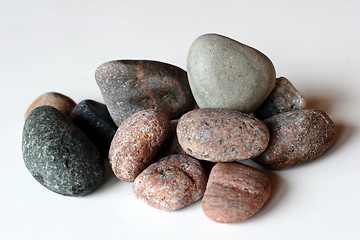 Image showing ocean stones on isolated background
