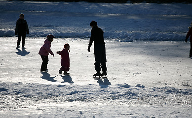 Image showing ice skating