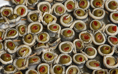Image showing olives prepared