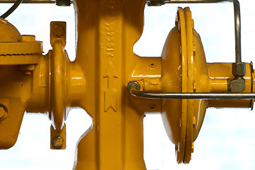 Image showing yellow valve