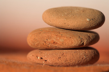 Image showing ocean stones on isolated background