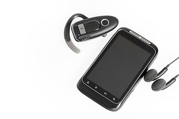 Image showing smartphone with accessories