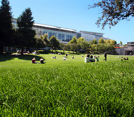 Image showing Sunny day in a city