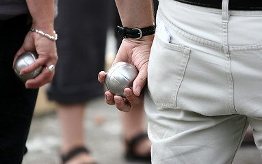 Image showing sport petanque