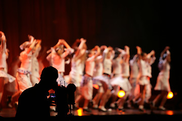 Image showing filming ballet