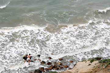 Image showing beach activities