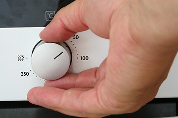 Image showing  turn on the oven