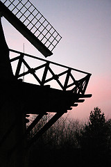 Image showing ancient wind mills