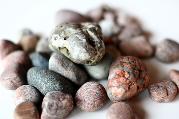 Image showing ocean stones on isolated background