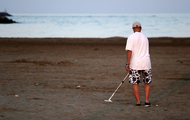 Image showing beach activities