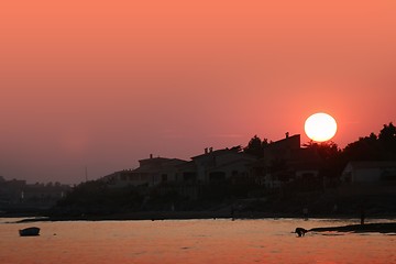 Image showing sunset landscape