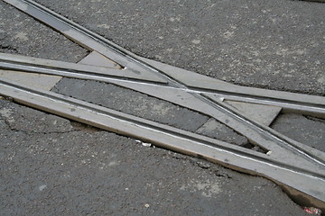 Image showing Tramtrack, detail