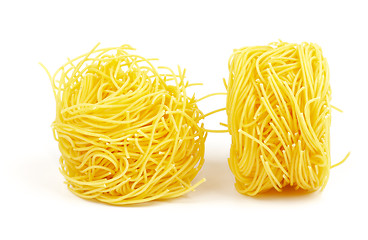 Image showing Fresh spaghetti noodles