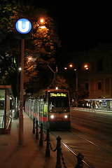 Image showing Tram on Ringstraße