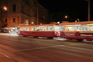 Image showing Old tram on Ringstraße