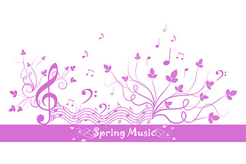 Image showing Spring Floral and Music