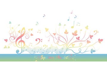 Image showing Spring Floral and Music