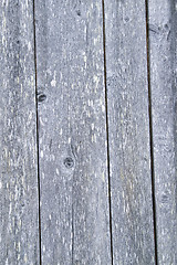 Image showing Fence weathered wood 